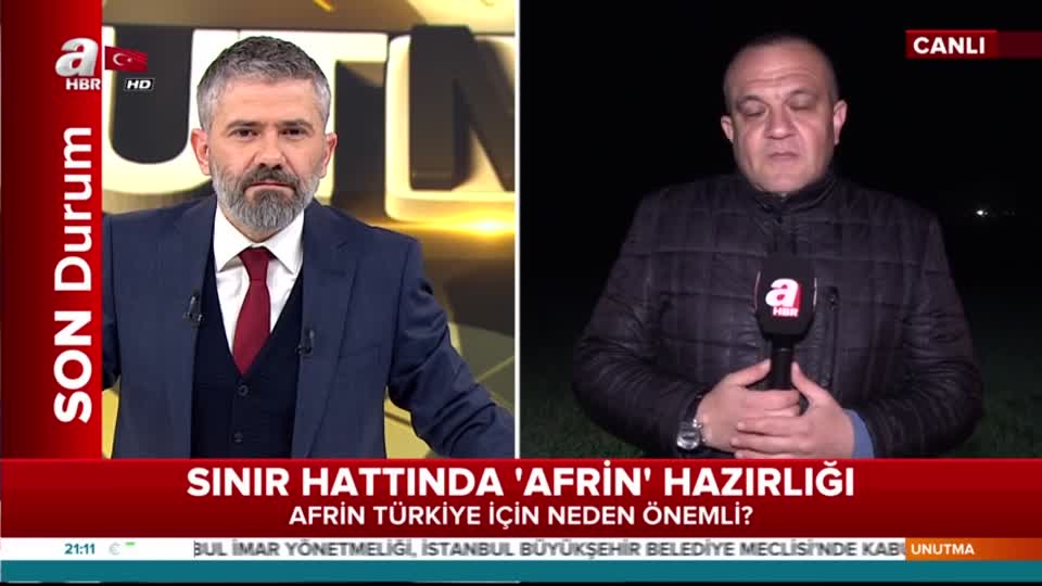Sınırda Afrin hazırlığı