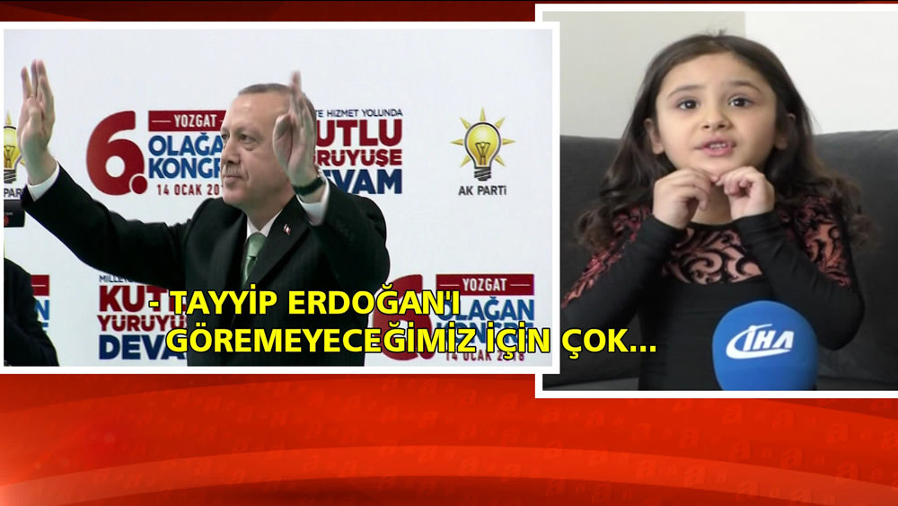 Küçük Irmak Erdoğan'ı göremeyince hıçkıra hıçkıra ağladı