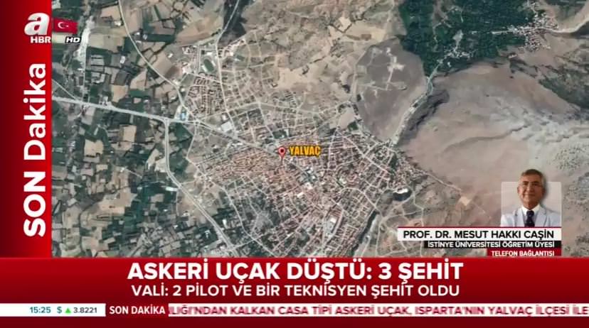 Mesut Hakkı Caşın’dan Isparta’da düşen uçağa ilişkin açıklama