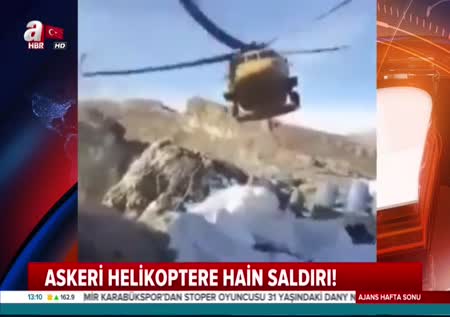 PKK, ABD füzesiyle askeri helikoptere saldırdı