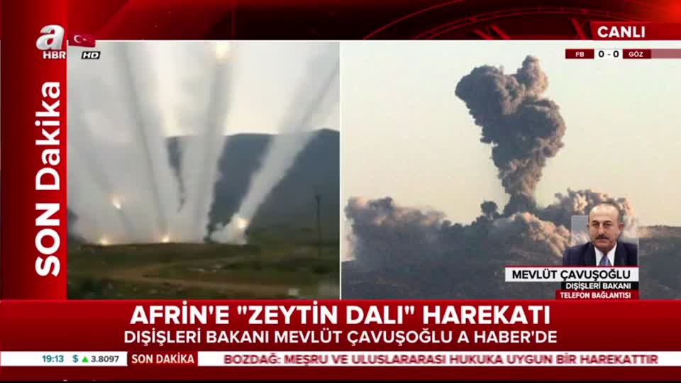 Bakan Çavuşoğlu A Haber’e konuştu