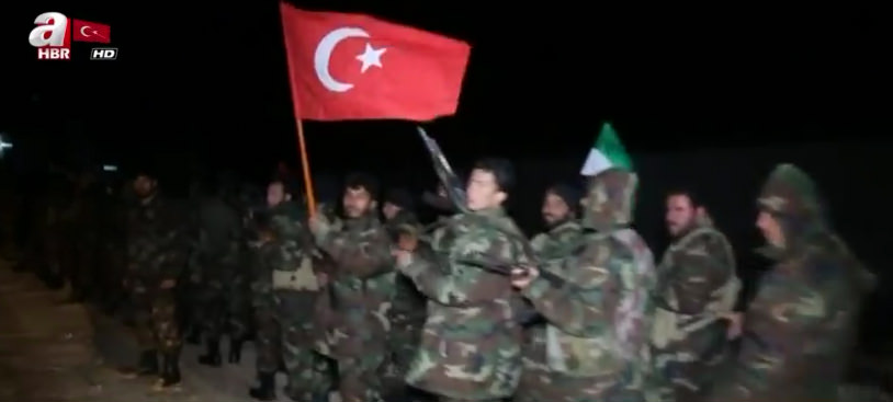 ÖSO’dan Türk bayraklı Afrin operasyonu hazırlığı