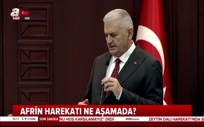 Başbakan: 214 hedef etkisiz hale getirildi