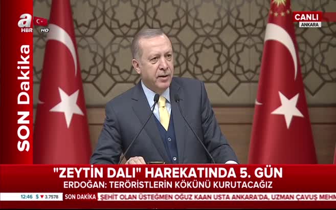 Cumhurbaşkanı Erdoğan'dan anlamlı şiir