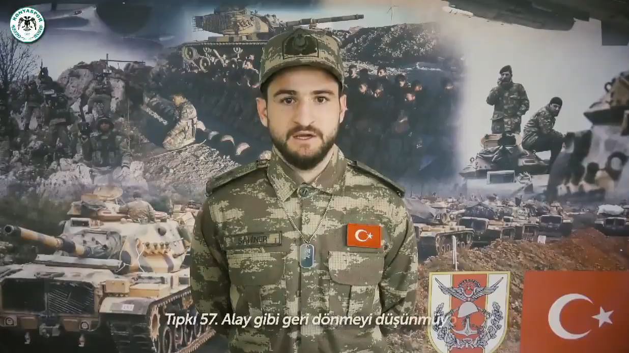 Atiker Konyaspor'dan Afrin'deki Mehmetçik'e dua!