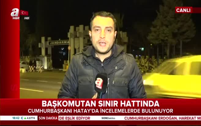 Başkomutan Erdoğan Hatay'da incelemelerde bulundu