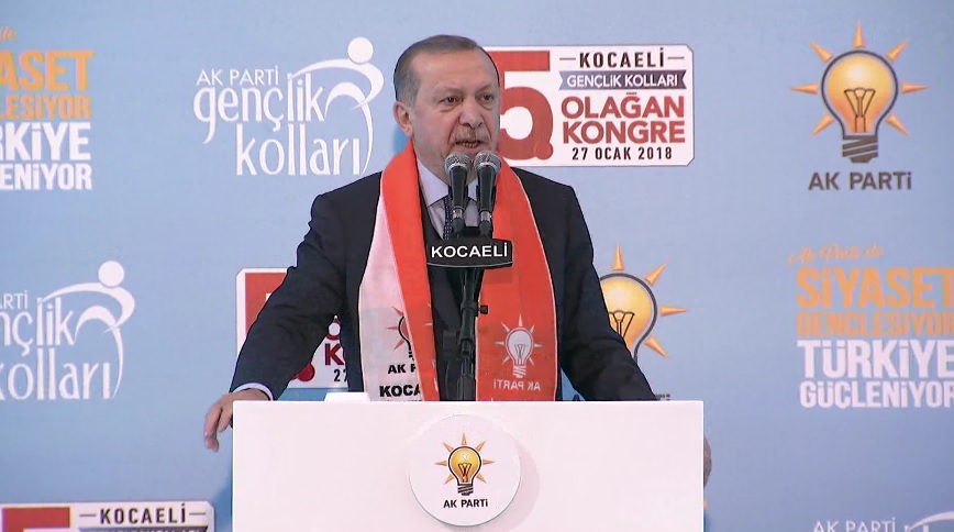 Erdoğan: Millet 15 Temmuz gibi Afrin'e de yürüyor