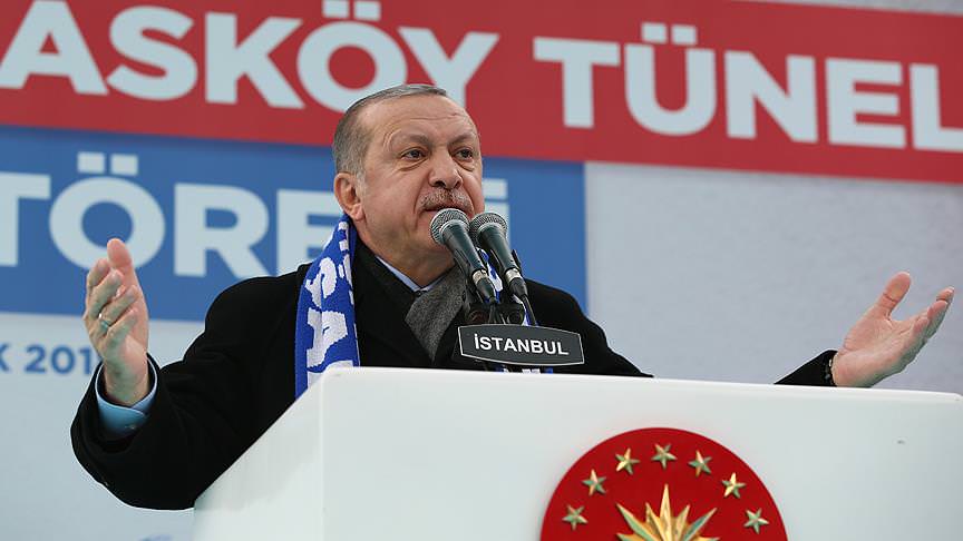 Erdoğan: "Dinsiz, Kitapsız ve Allah'sız terör örgütleri"