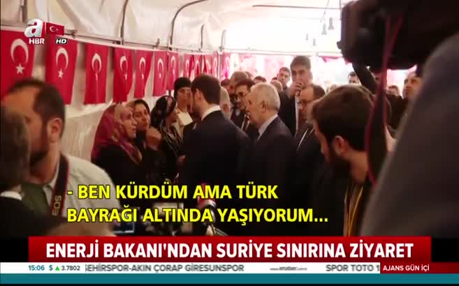 Enerji Bakanı Albayrak'tan Suriye sınırına ziyaret