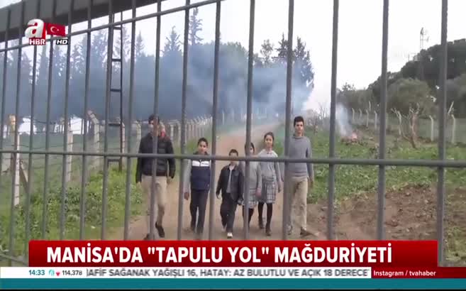 Tapulu arazisinden geçen yolu kapattı!