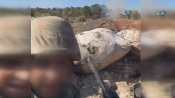 YPG'nin cephaneliği böyle havaya uçtu