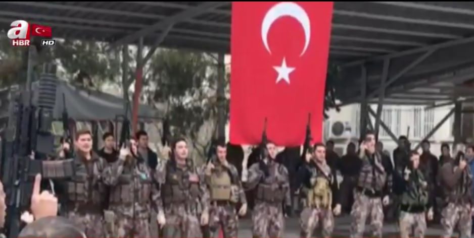 Özel harekat polisleri Afrin öncesi ant içti