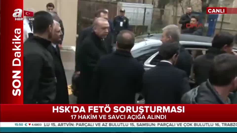 Cumhurbaşkanı Erdoğan'dan tedavi gören Kadir Mısıroğlu'na ziyaret