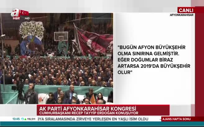 Cumhurbaşkanı Erdoğan'dan açılan pankarta yorum