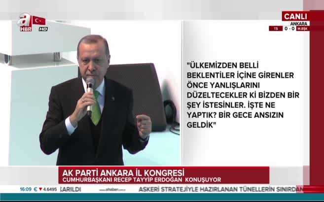 Cumhurbaşkanı Erdoğan: Biz ABD'ye dedik ki...