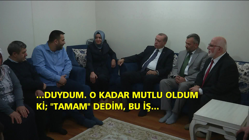 Cumhurbaşkanı Erdoğan’dan 15 Temmuz gazisi Sabri Gündüz'e ziyaret!