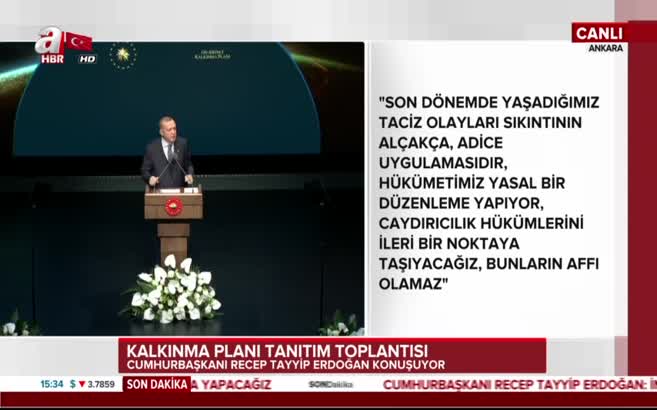 Erdoğan: "Terör konvoyu Afrin'e giremedi, toplarımızla gereğini yaptık"