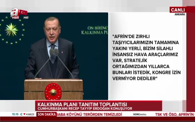 Cumhurbaşkanı Erdoğan: İnsansız tankları da yapacağız