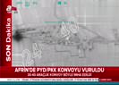 Afrinde PYD/PKK konvoyunun vurulma anı!