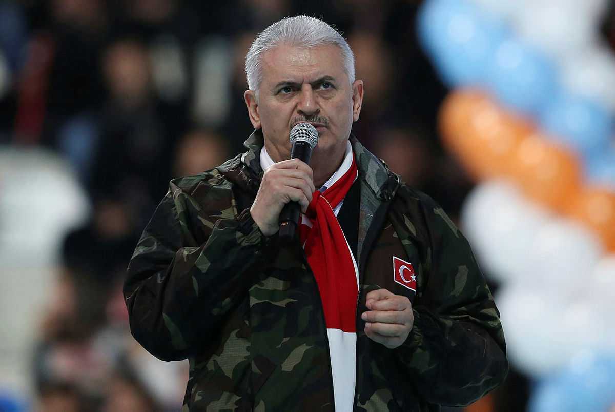 Başbakan Binali Yıldırım'dan Askeri kamuflaj ile Afrin mesajı