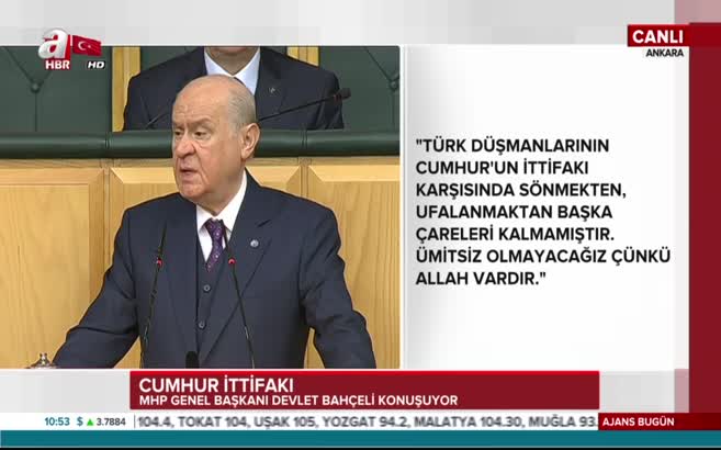 MHP lideri Bahçeli'den CHP'ye sert tepki!