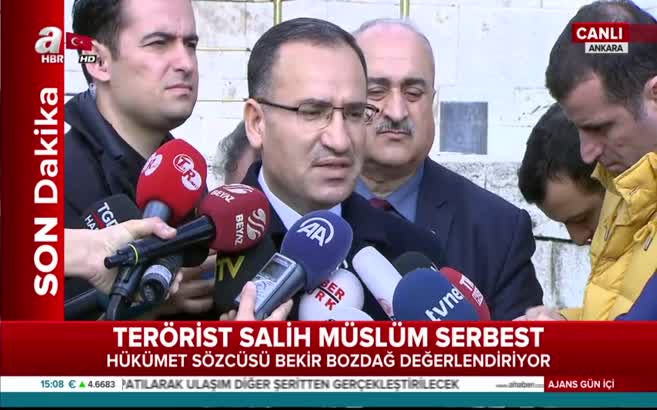 Hükümetten teröristbaşı Salih Müslim'in serbest bırakılmasına sert tepki!