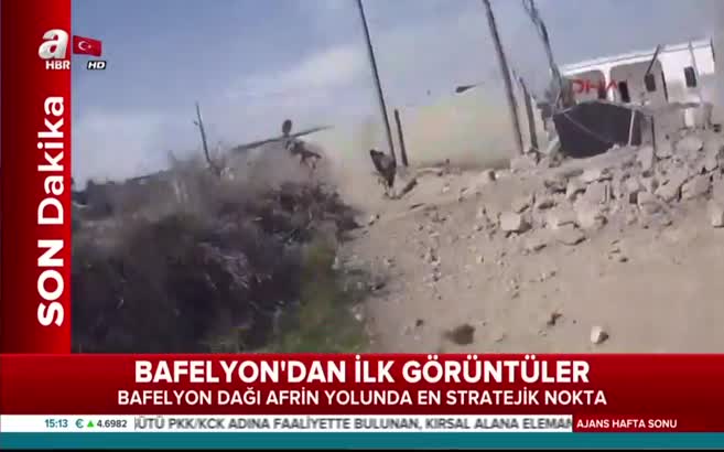 Bafelyon Dağı ele geçirildi! Bölgeden ilk görüntüler