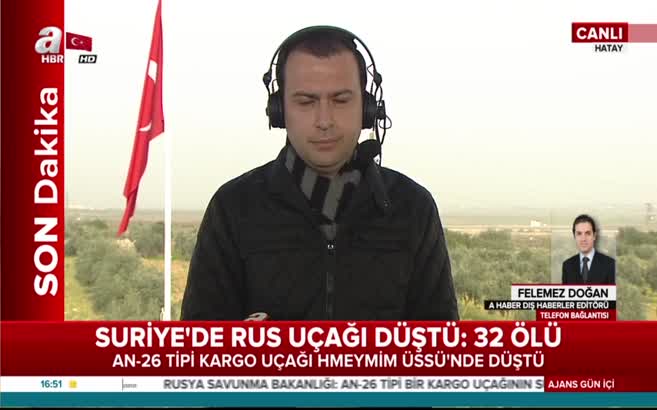 Suriye'de Rus uçağı düştü: 32 kişi hayatını kaybetti