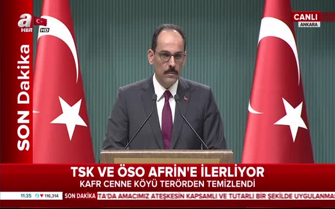 Cumhurbaşkanlığı'ndan Yunanistan'a Türk bayrağı tepkisi