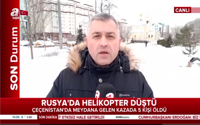 Rusya'da helikopter düştü! Ölüler var