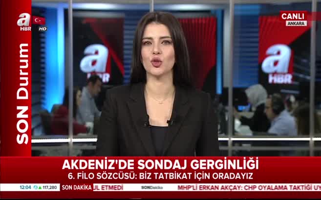Akdeniz'de sondaj gerginliği