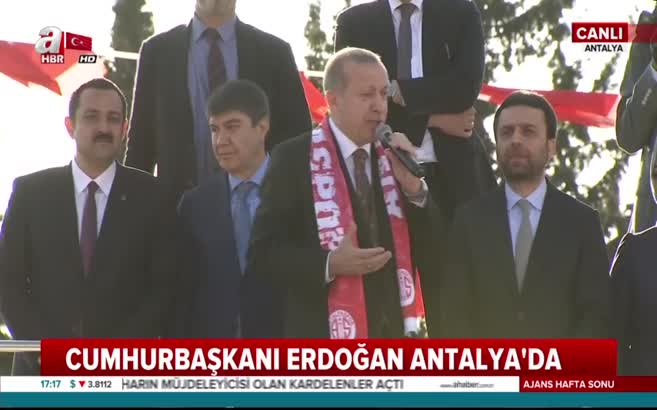 Erdoğan, Antalya'da konuştu: "Şehitlerimizin kanını yerde koymayacağız"