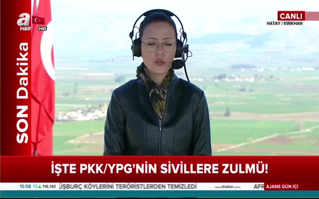 Afrin'de PKK/PYD'den sivillere engel