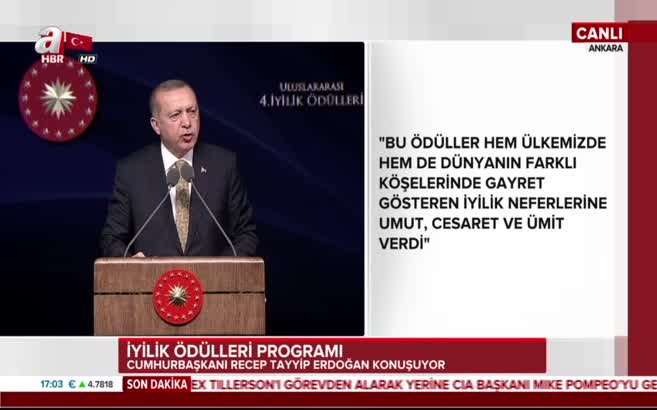 Cumhurbaşkanı Erdoğan isimlerini tek tek kürsüden saydı...