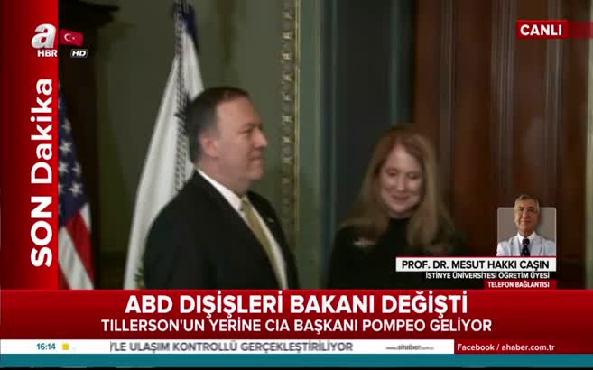 ABD Dışişleri Bakanı'nın değişmesi ABD-Türkiye ilişkilerini nasıl etkileyecek? Prof. Dr. Mesut Hakkın Çaşın anlattı