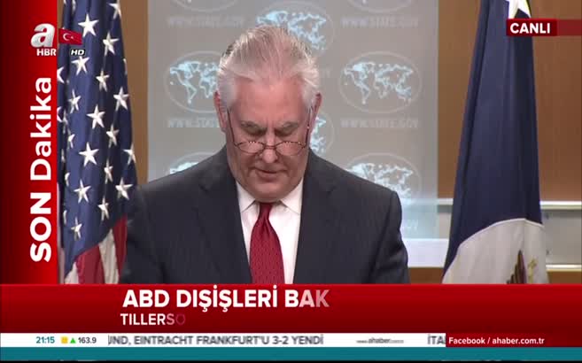 Görevden alınan Tillerson açıklama yaptı!