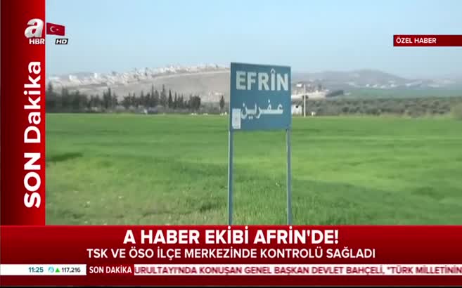 A Haber Afrin merkezi görüntüledi