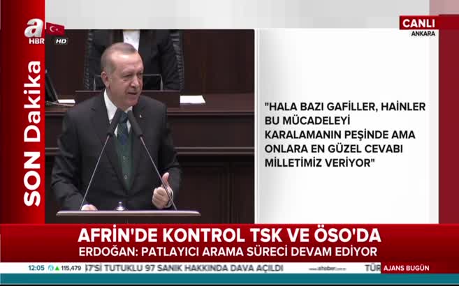 Cumhurbaşkanı Erdoğan: "Çatlasanız da patlasanız da Türkiye'yi durduramayacaksınız"