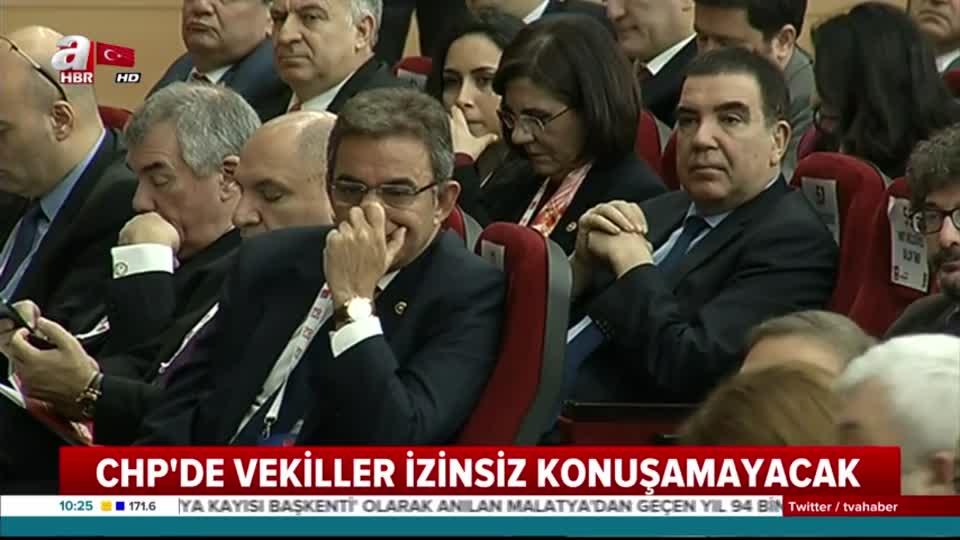 CHP'de vekillere konuşma yasağı