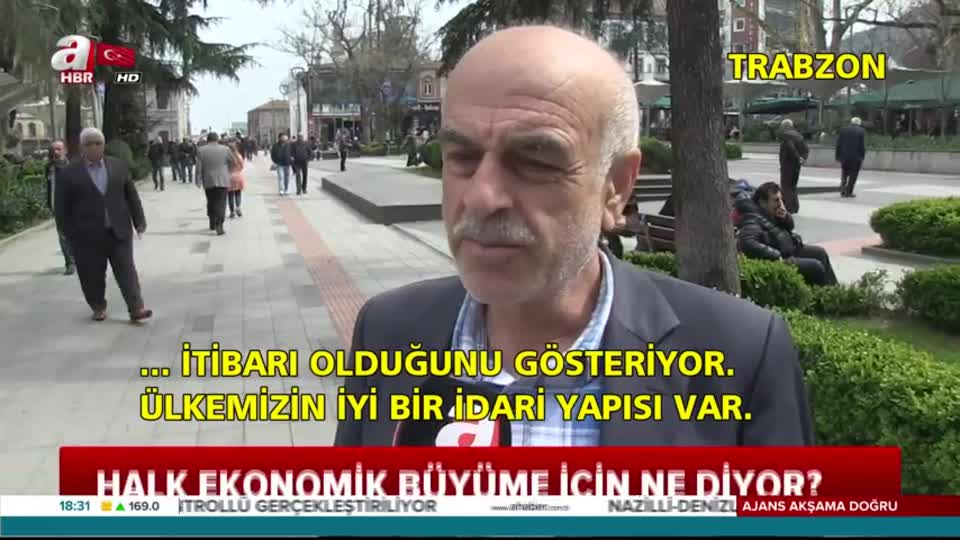 Halk ekonomik büyüme için ne diyor?