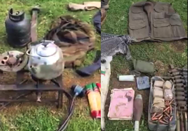 Harkuk bölgesindeki terör yuvası görüntülendi