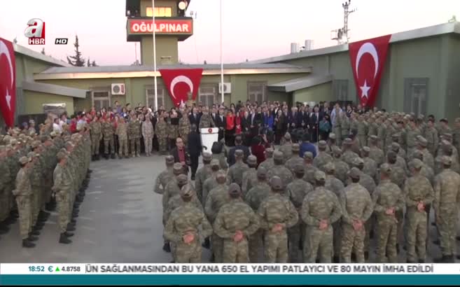 Erdoğan'dan sınır karakolunda önemli mesajlar