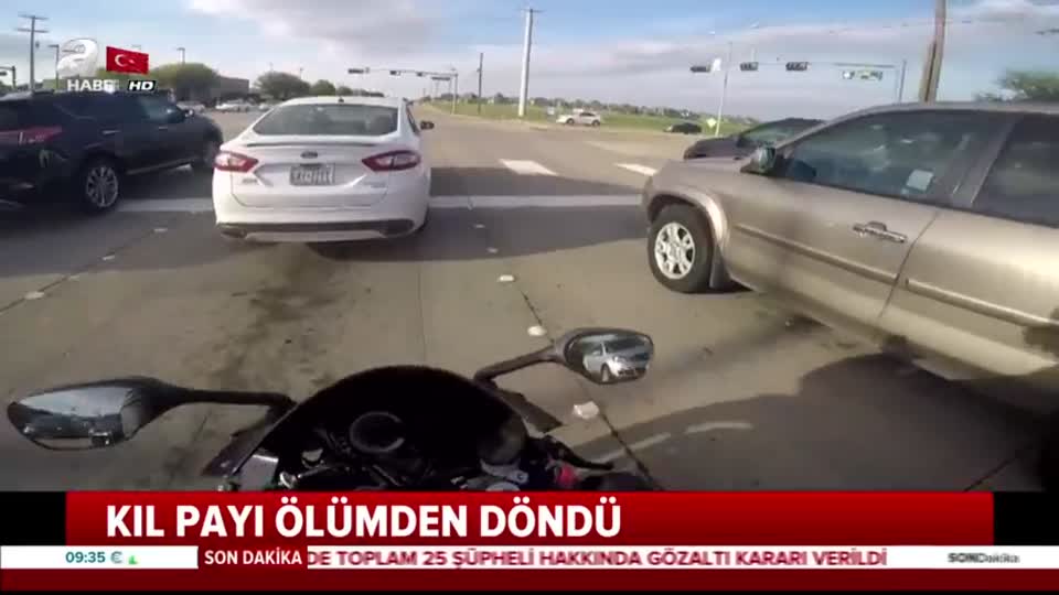 Kıl payı ölümden döndü