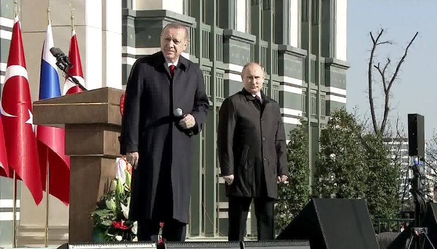 Putin ve Erdoğan Akkuyu'nun temelini attı!