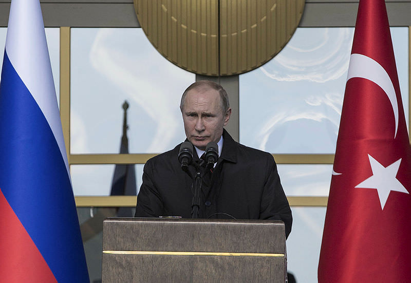Rus lider Putin Akkuyu Nükleer Santrali'nin temel atma töreninde konuştu