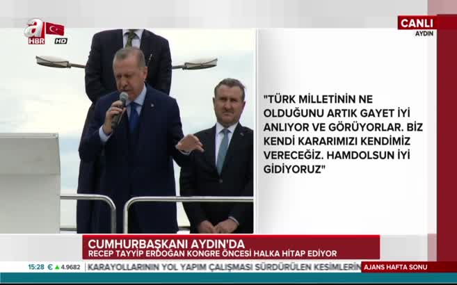 Cumhurbaşkanı Erdoğan: "Bay Kemal sen teröristlerle beraber oldun"