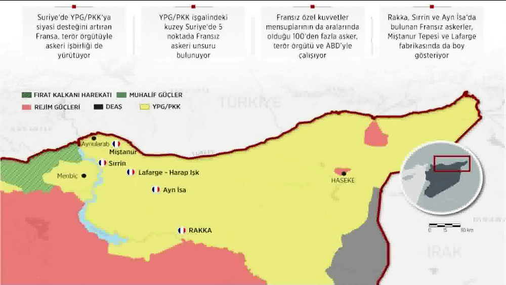Suriye’deki üsleri deşifre olan Fransa’nın büyük paniği!