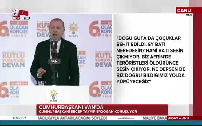 Cumhurbaşkanı Erdoğan: Can alıcı iki darbe vurduk!