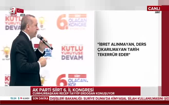 Cumhurbaşkanı Erdoğan'dan Kuzey Irak'taki operasyonla ilgili açıklama