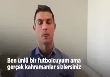Cristiano Ronaldo'dan Suriye mesajı!